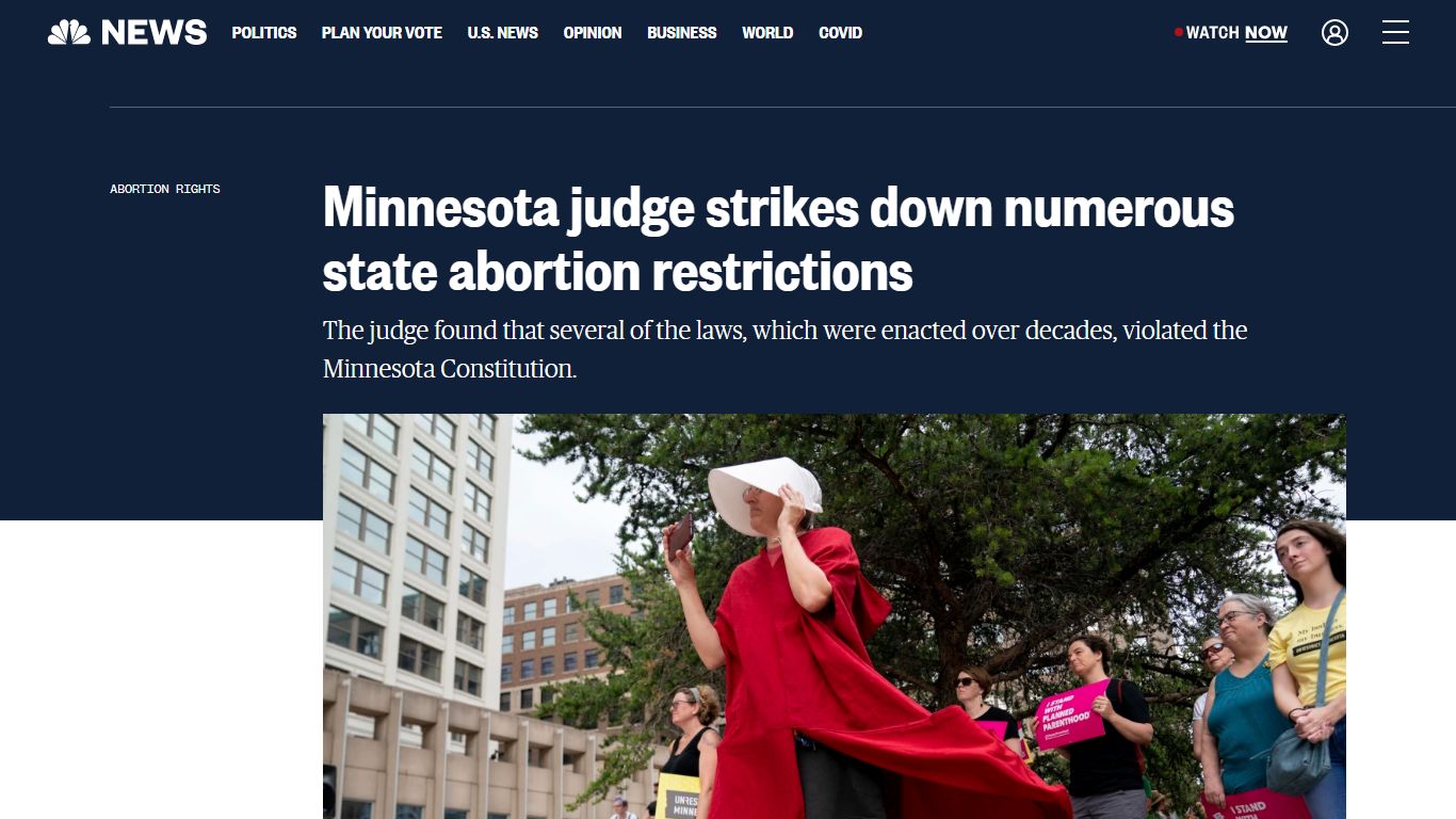 Minnesota judge strikes down numerous state abortion restrictions